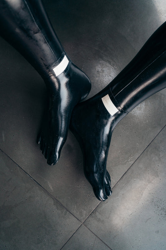 Latex Toe Socks
