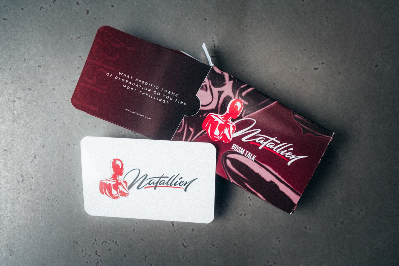 BDSM Talk Conversation Cards – Confess… if you dare