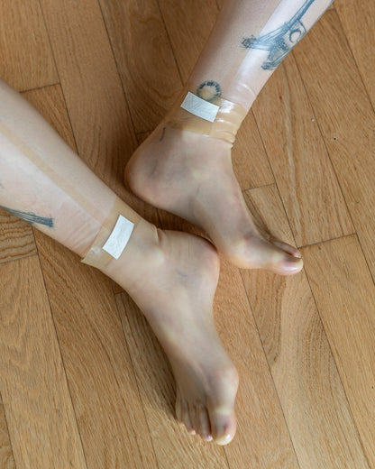 Latex Toe Socks