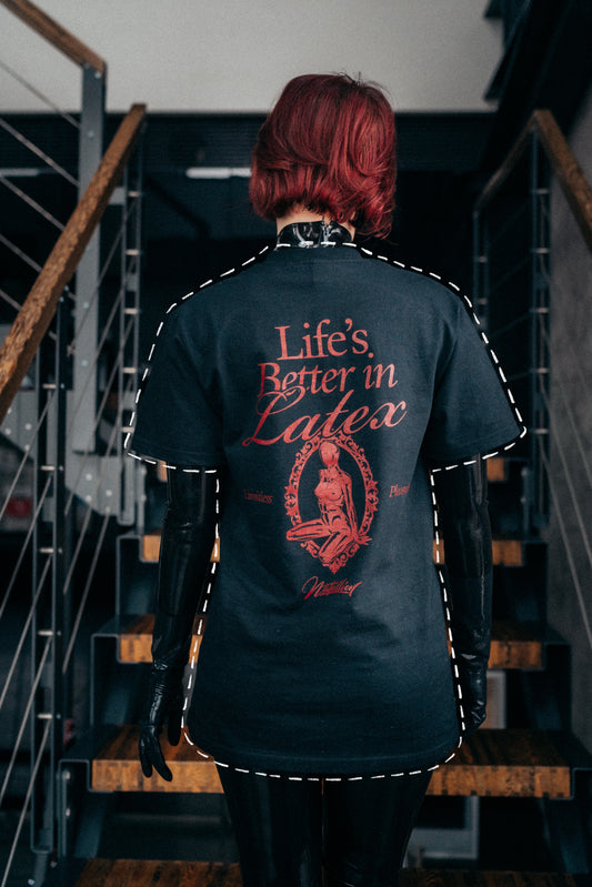 Natallien Branded T-Shirt – Life Is Better In Latex!